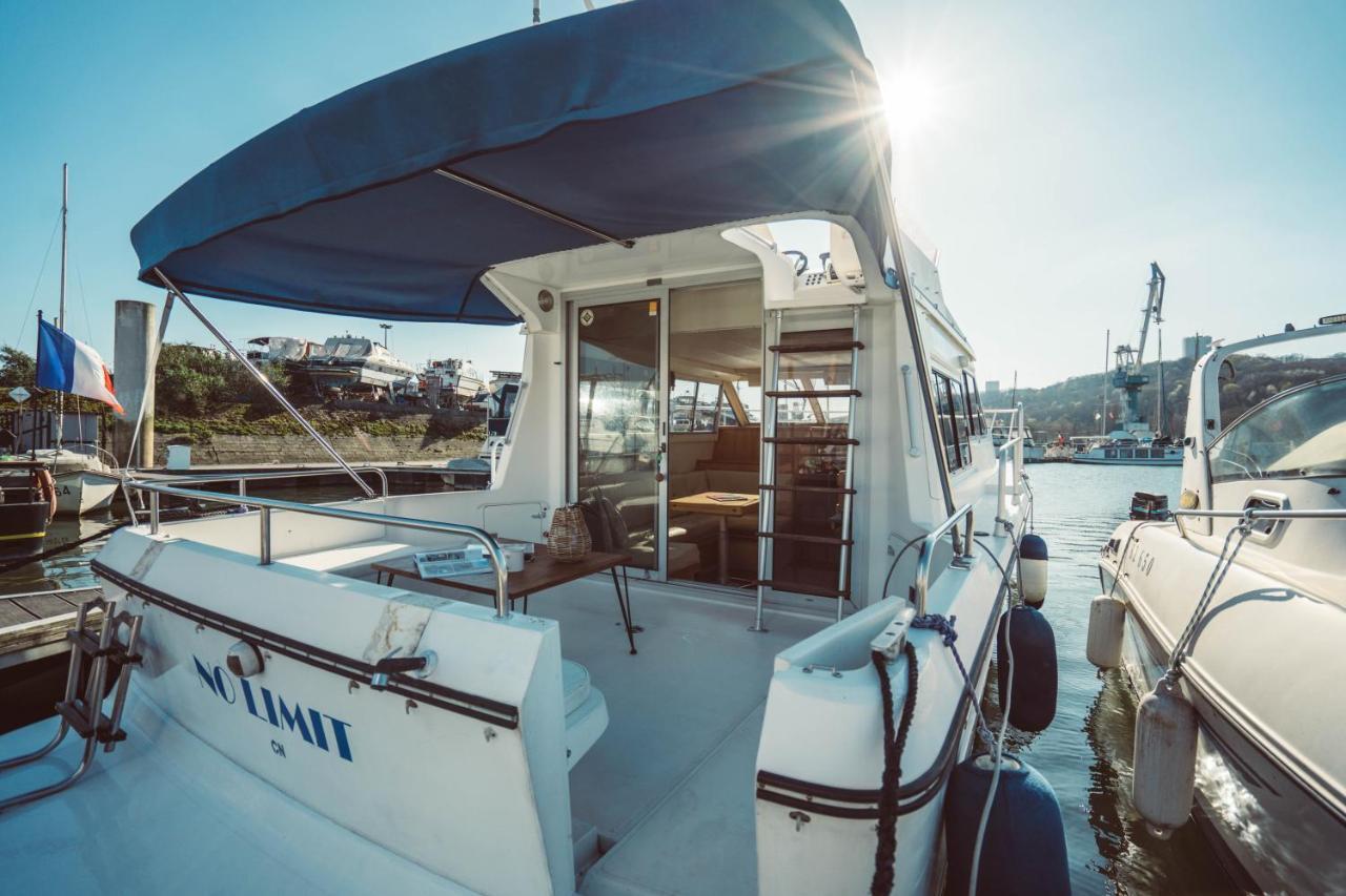 No Limit Charter Bateau Avec Parking Prive Proche Centre-Ville Руан Екстер'єр фото